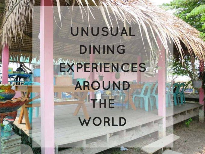 14 unusual dining experiences around the world