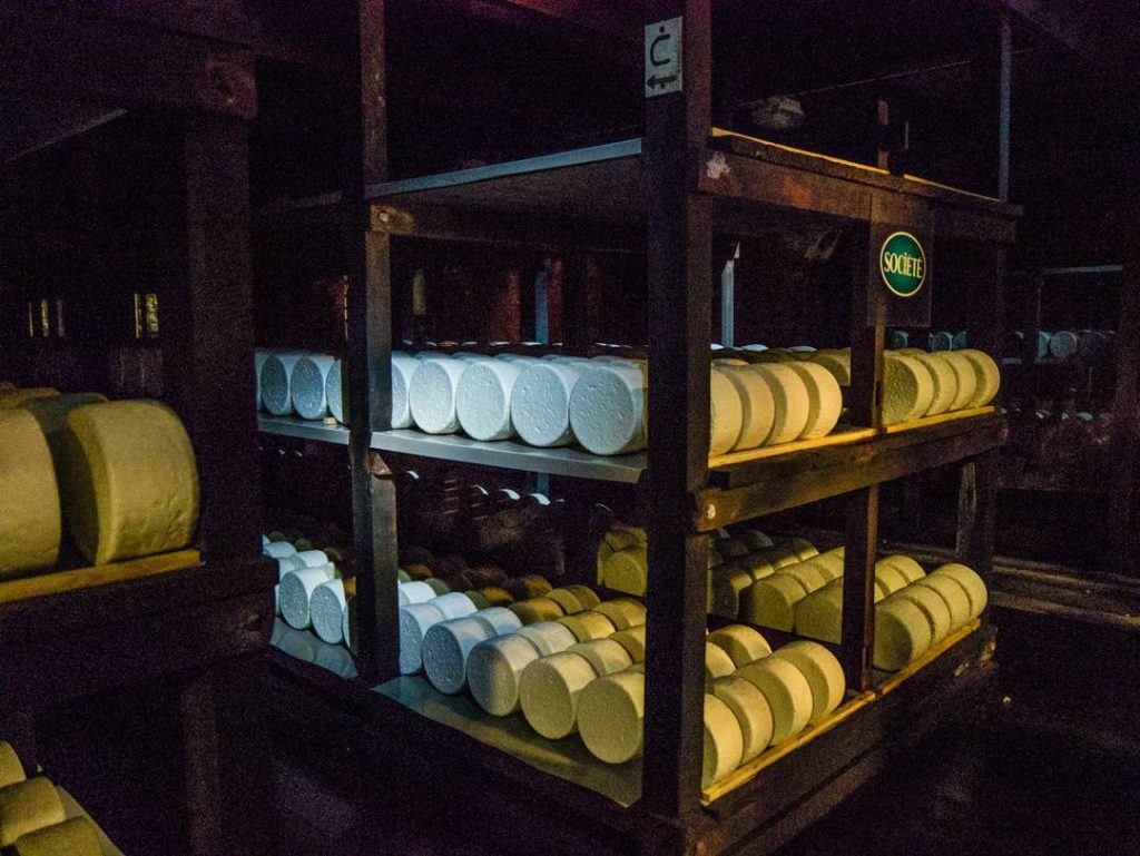 Roquefort Caves Taking a tour of the famous underground cheese caves