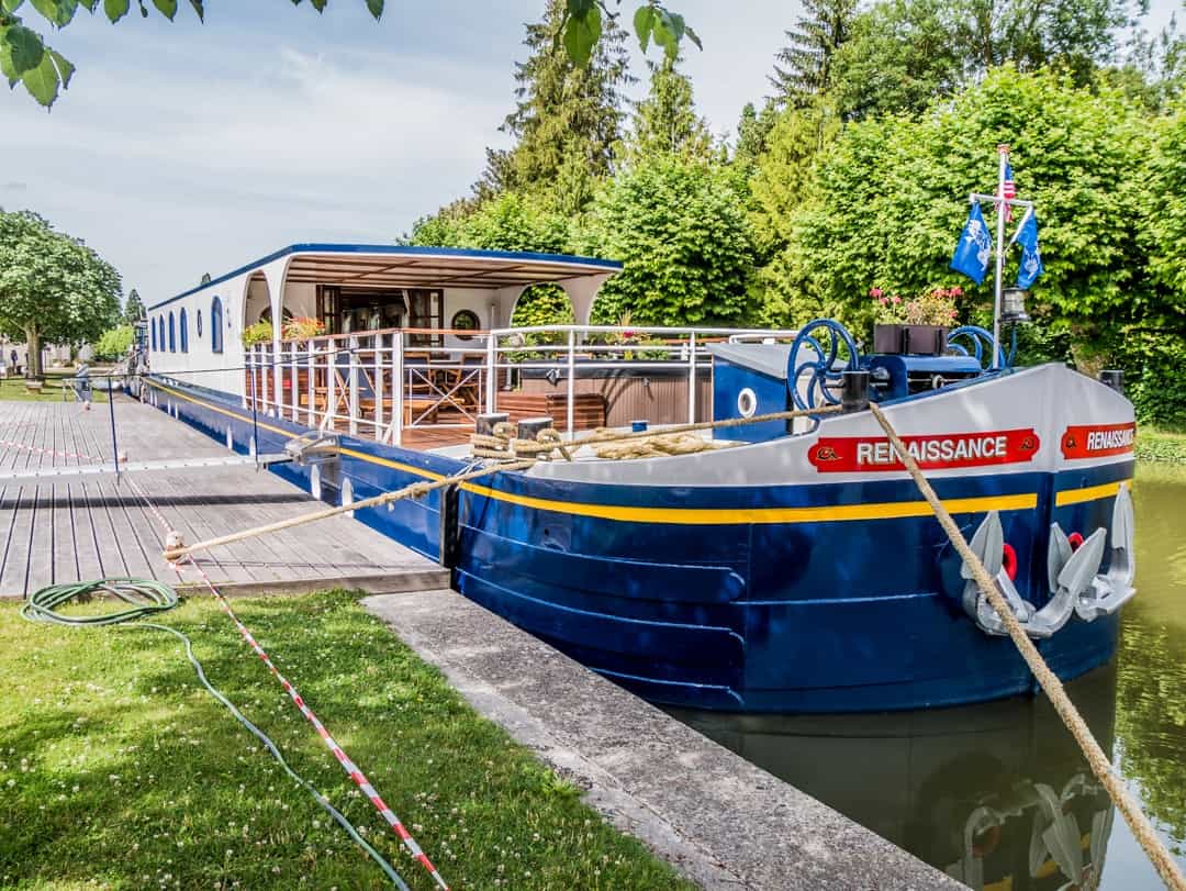 barge cruising in france on the luxury barge renaissance