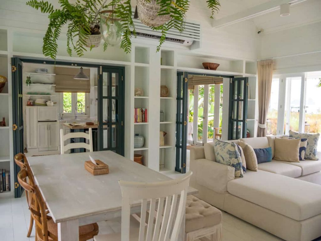 inside private villa